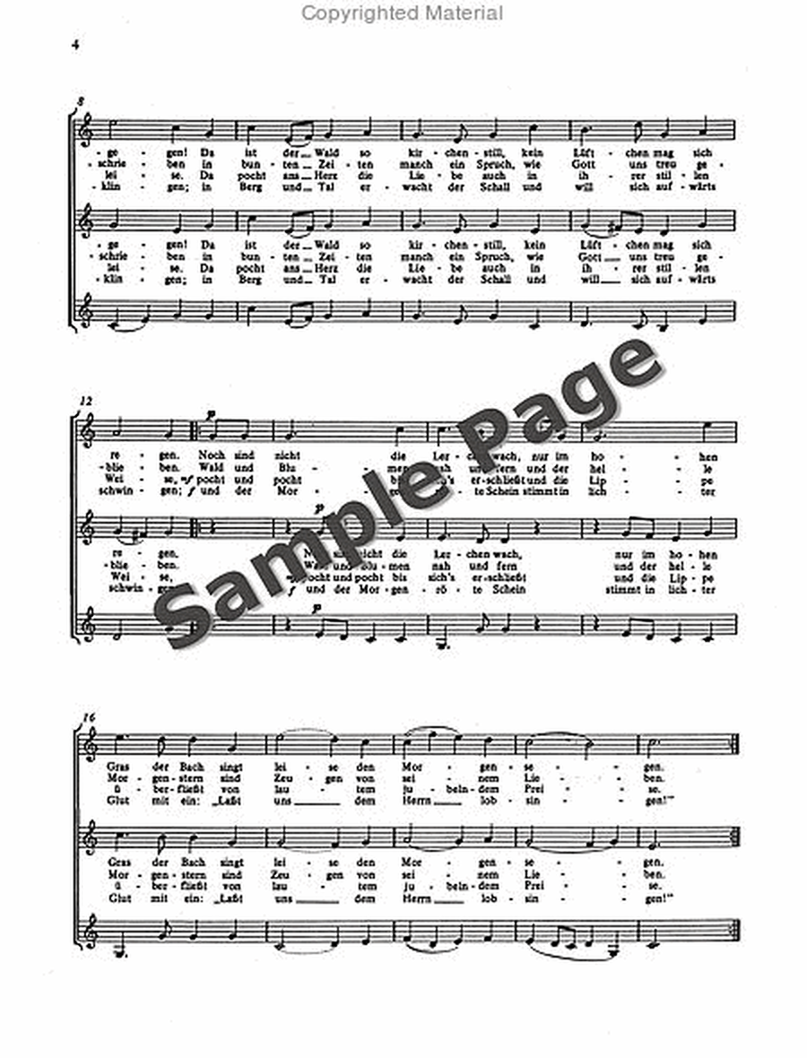 Waldramkantate Choral Score