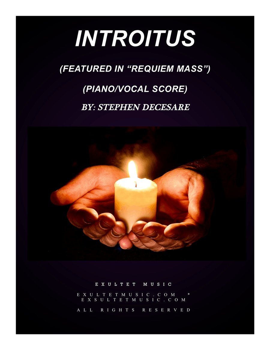 Book cover for Introitus (from "Requiem Mass") (Piano/Vocal Score)