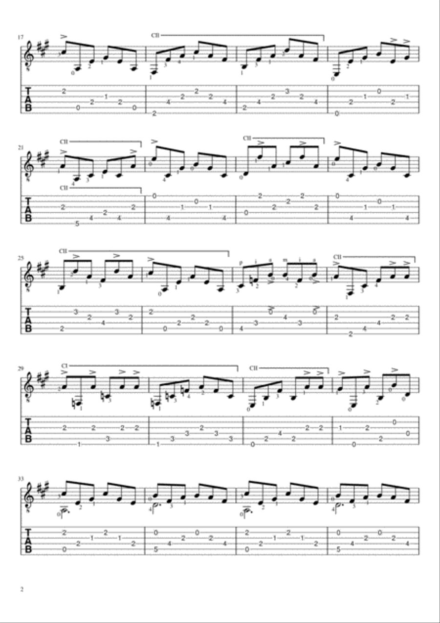 What A Wonderful World What A Wonderful World Electric Guitar scores gallery preview page 3