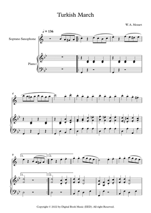 Turkish March - Wolfgang Amadeus Mozart (Soprano Sax + Piano)