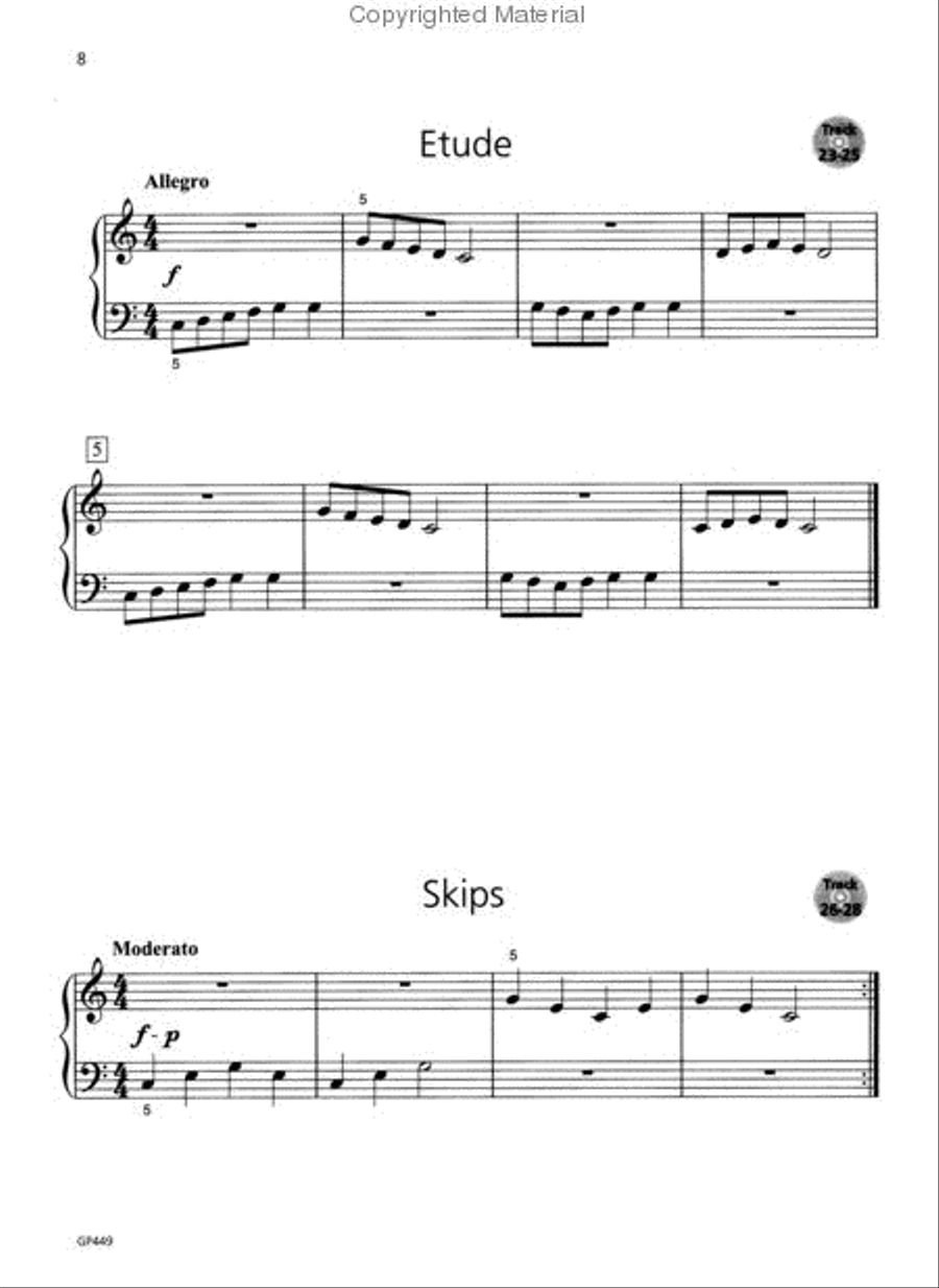 Beginning Piano Repertoire (with CD) Piano Method scores gallery preview page 3