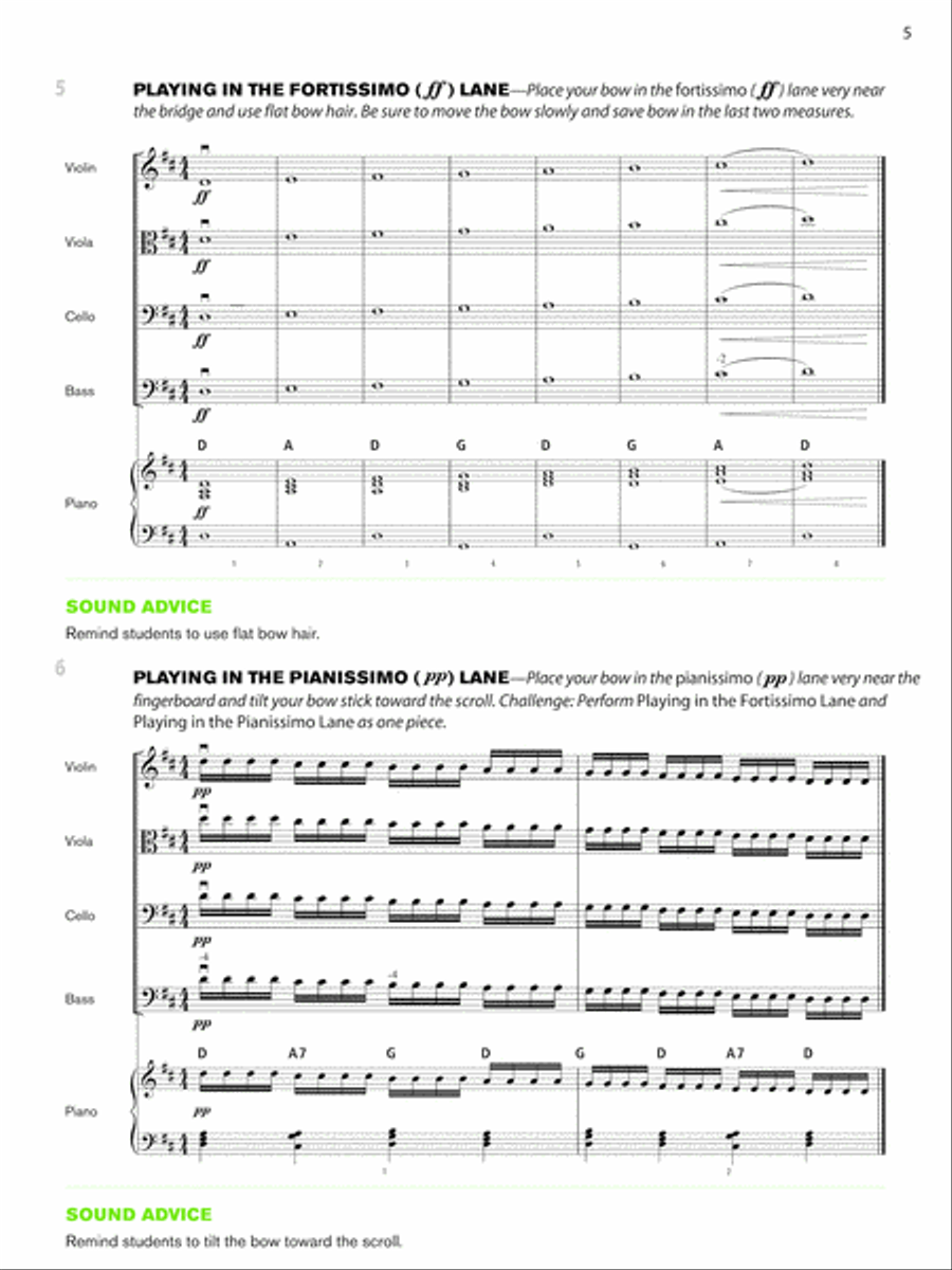 Sound Innovations for String Orchestra -- Sound Development Chamber Orchestra scores gallery preview page 11