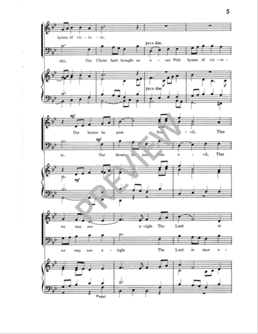 The Day of Resurrection 4-Part scores gallery preview page 6
