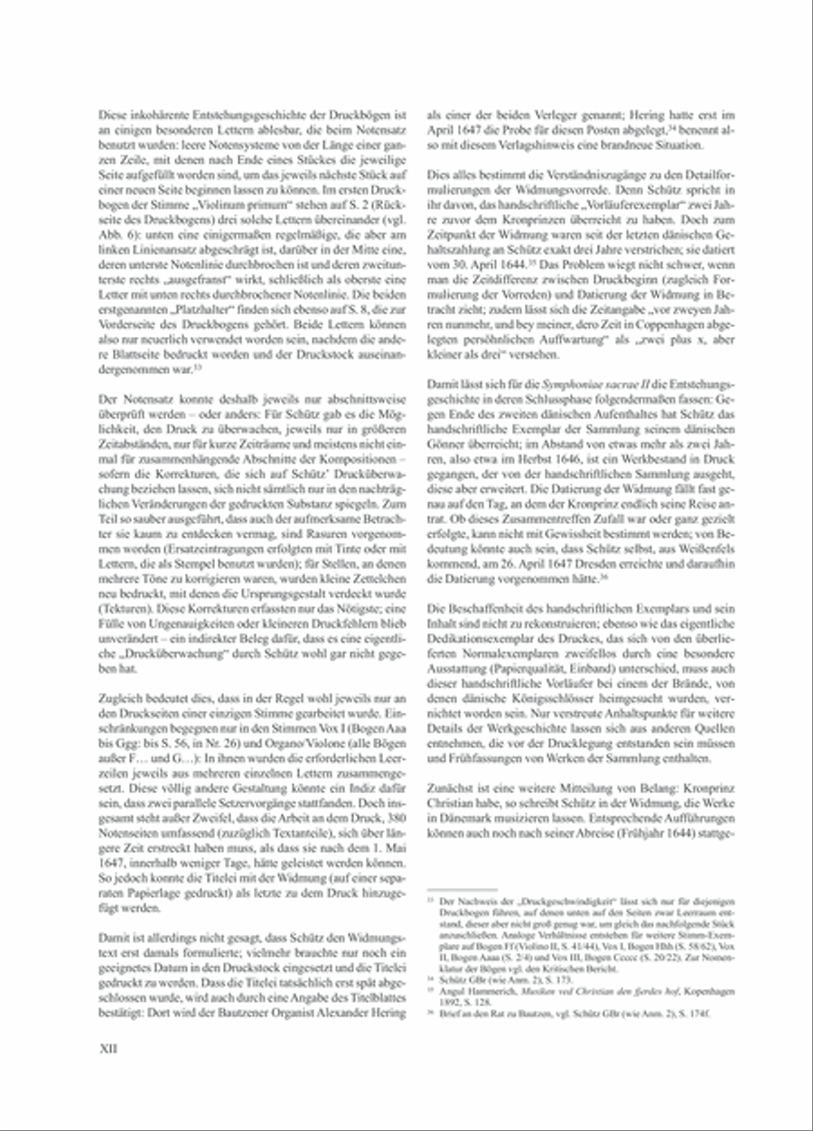 Symphoniae sacrae II (Stuttgart Schutz Edition, vol. 11) Score scores gallery preview page 12