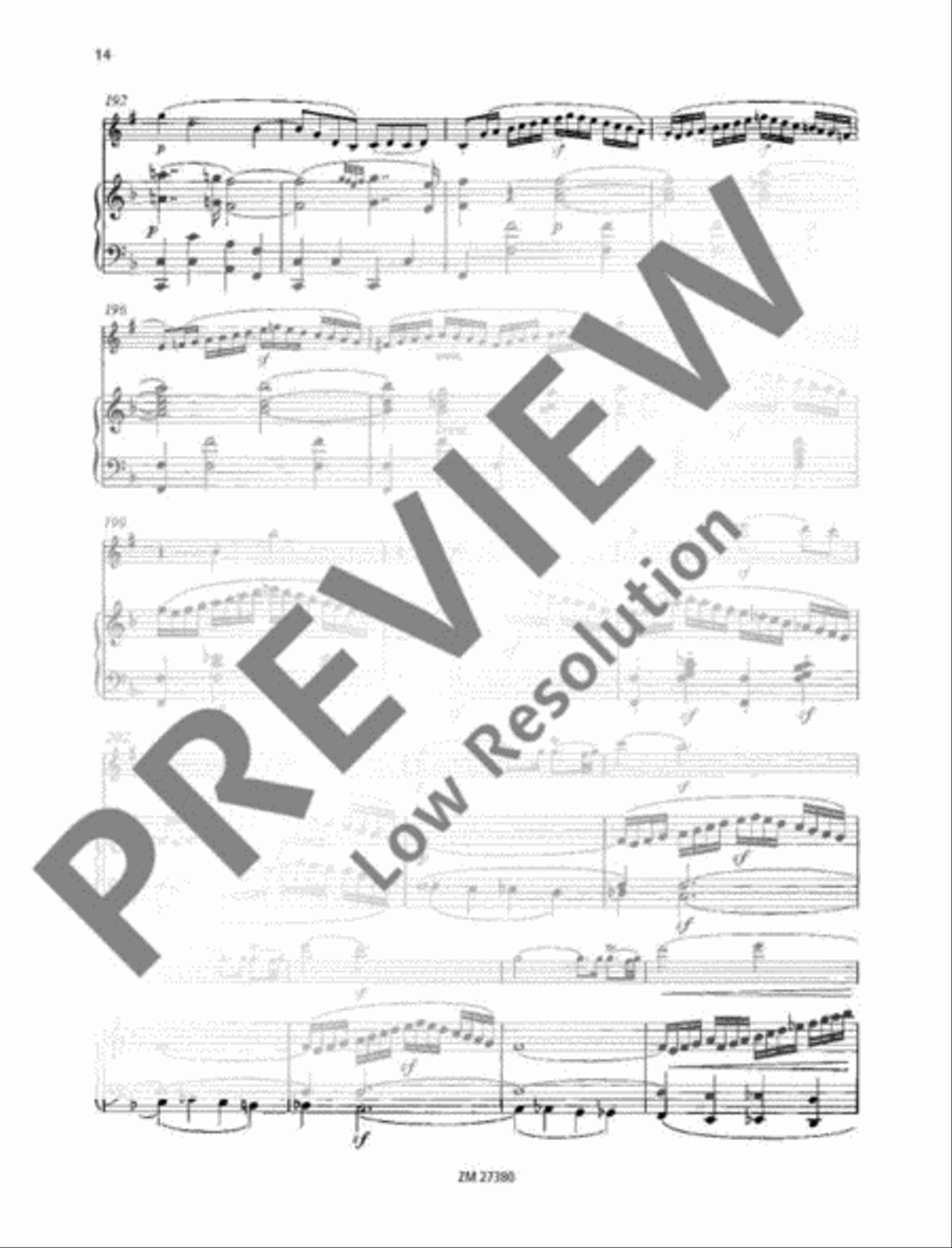 Sonata in F major (Spring Sonata) Clarinet Solo scores gallery preview page 15