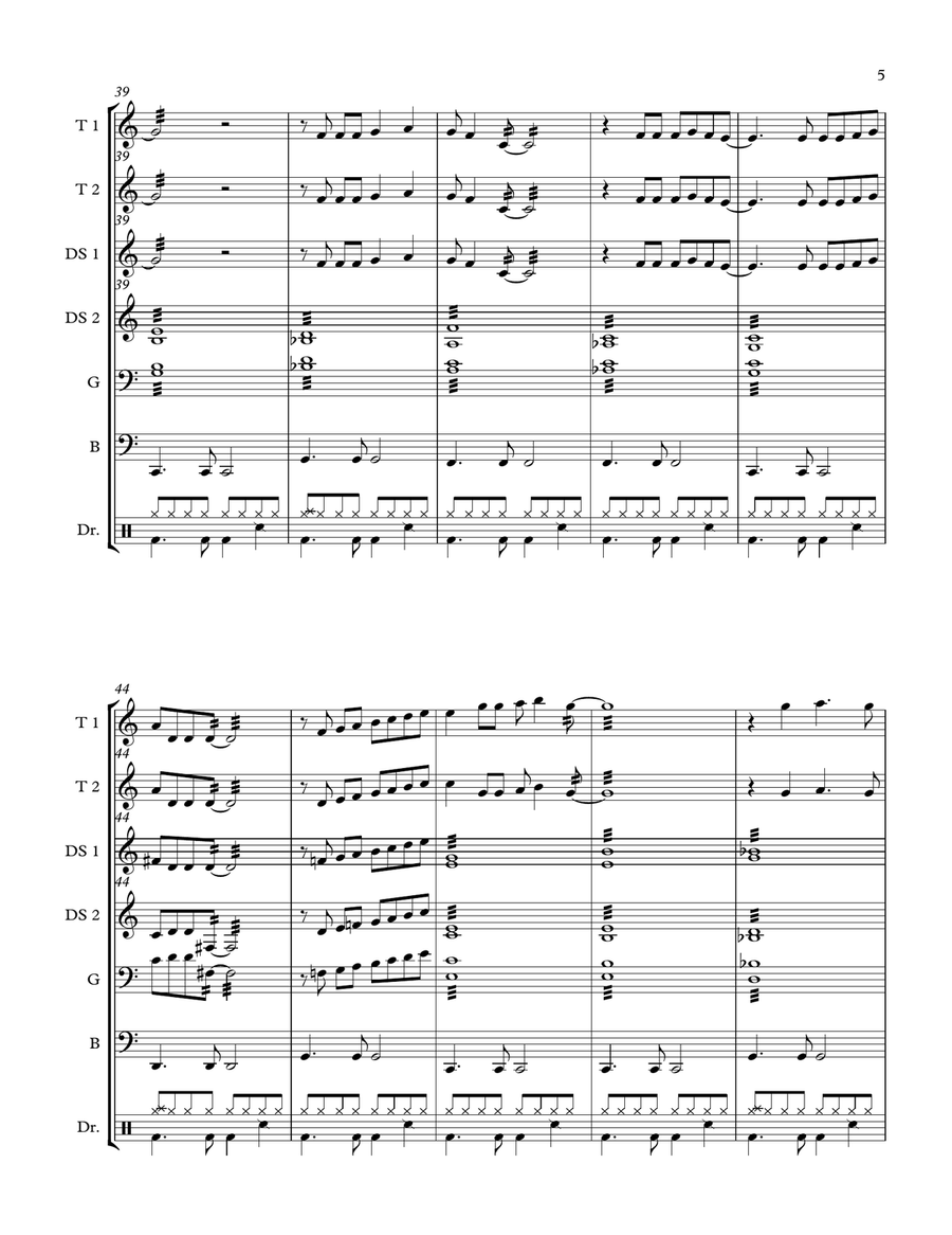 Kokomo Small Ensemble scores gallery preview page 5