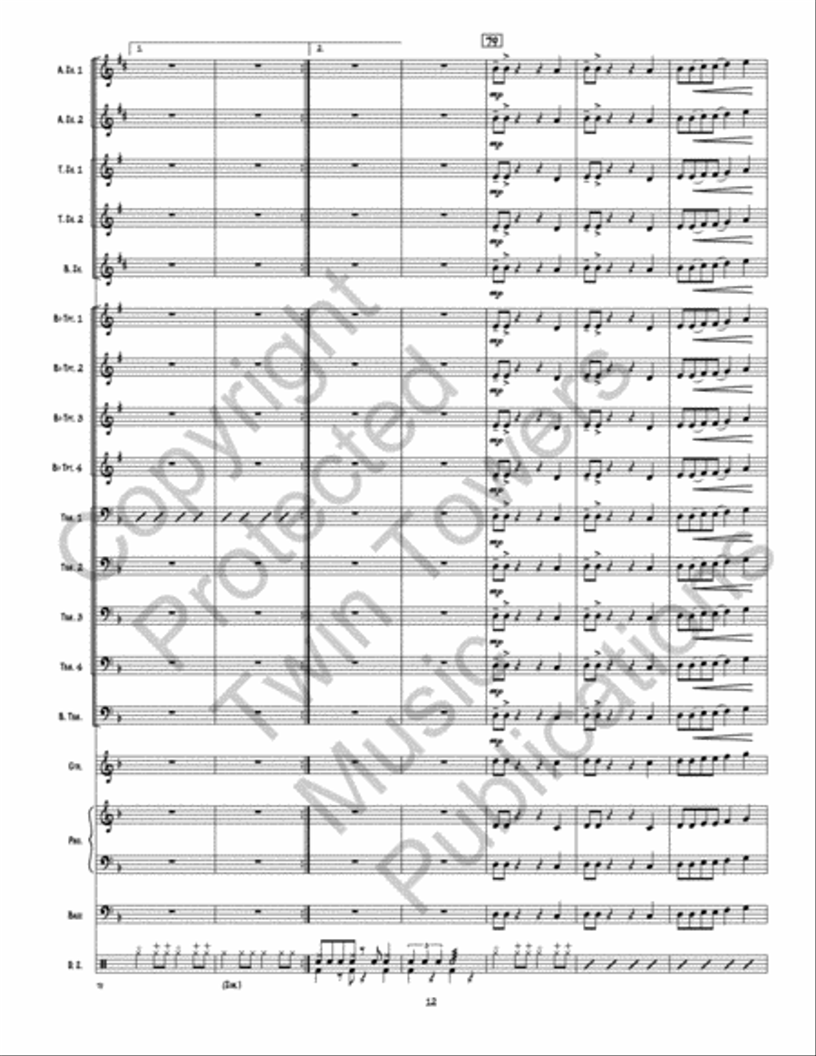 Impressionlike Impressionlike Jazz Ensemble scores gallery preview page 13