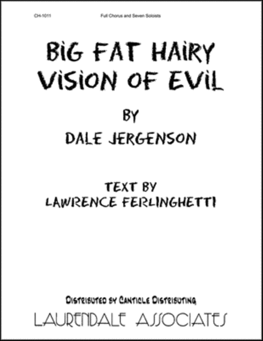 Big Fat Hairy Vision of Evil (The Vision) 4-Part scores gallery preview page 1