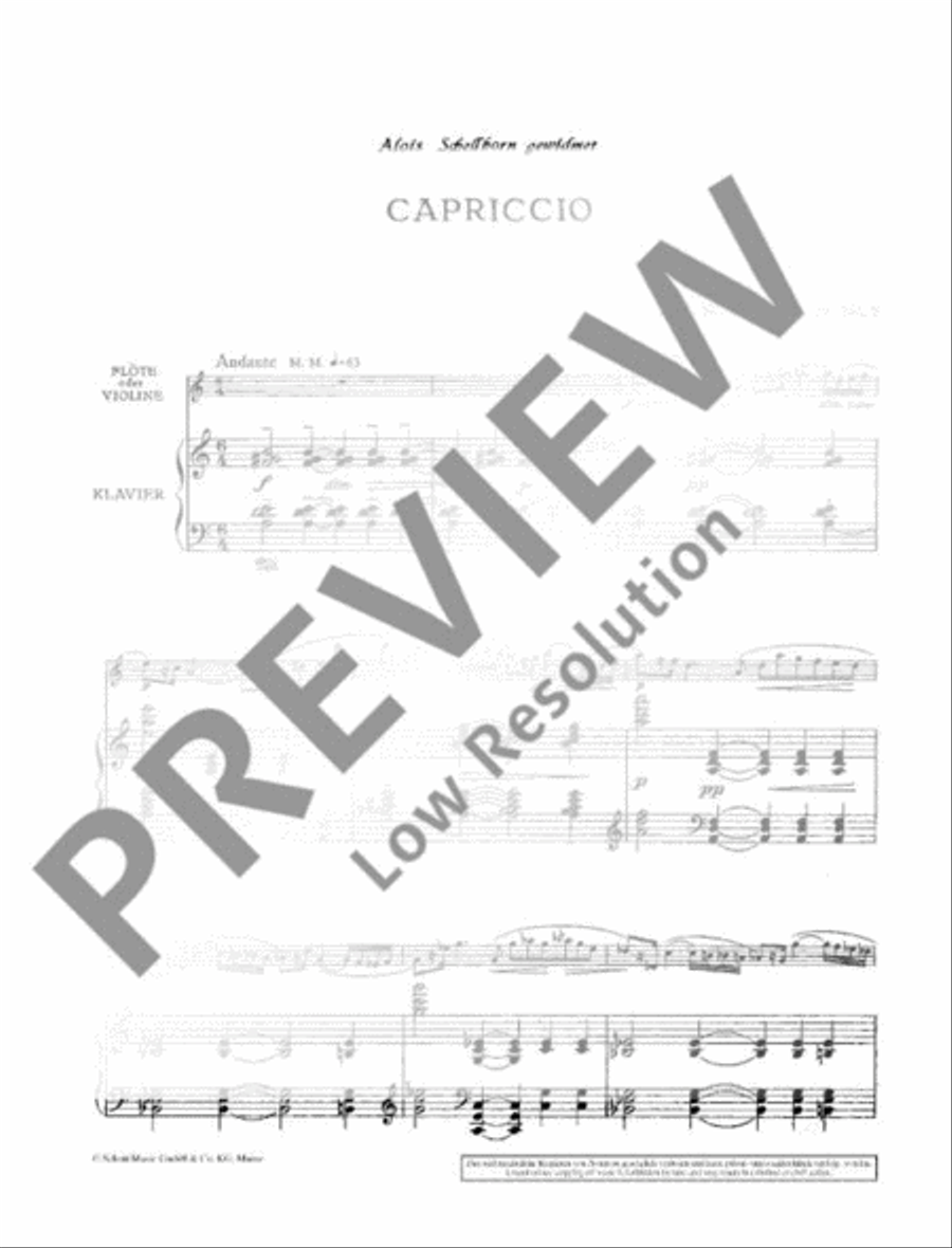 Capriccio Flute scores gallery preview page 3