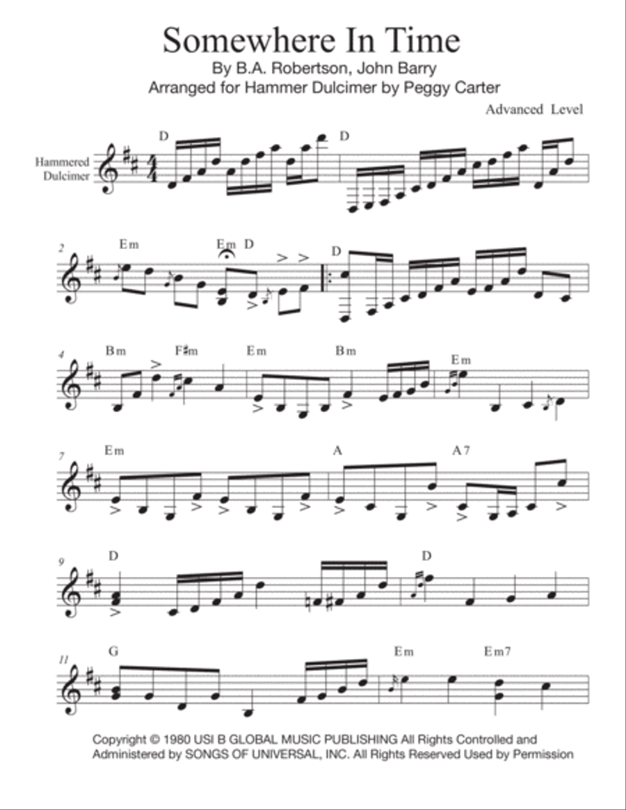 Somewhere In Time Guitar scores gallery preview page 2