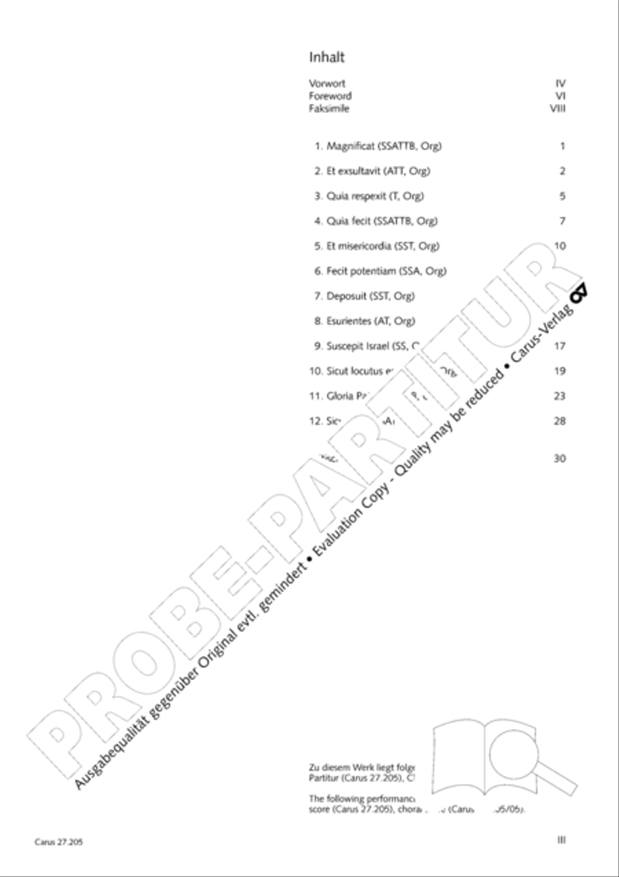 Magnificat a 6 (Magnificat a sei voci) Choir scores gallery preview page 4