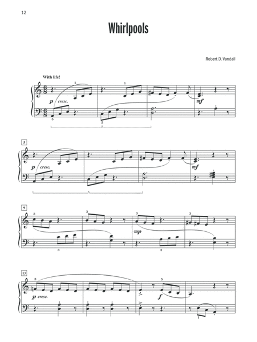 Celebrated Lyrical Solos Piano Solo scores gallery preview page 4