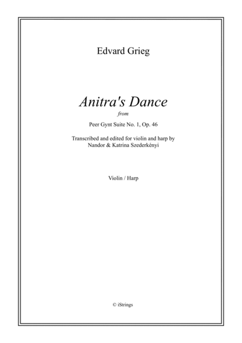 Anitra's dance from Peer Gynt suite for violin & harp