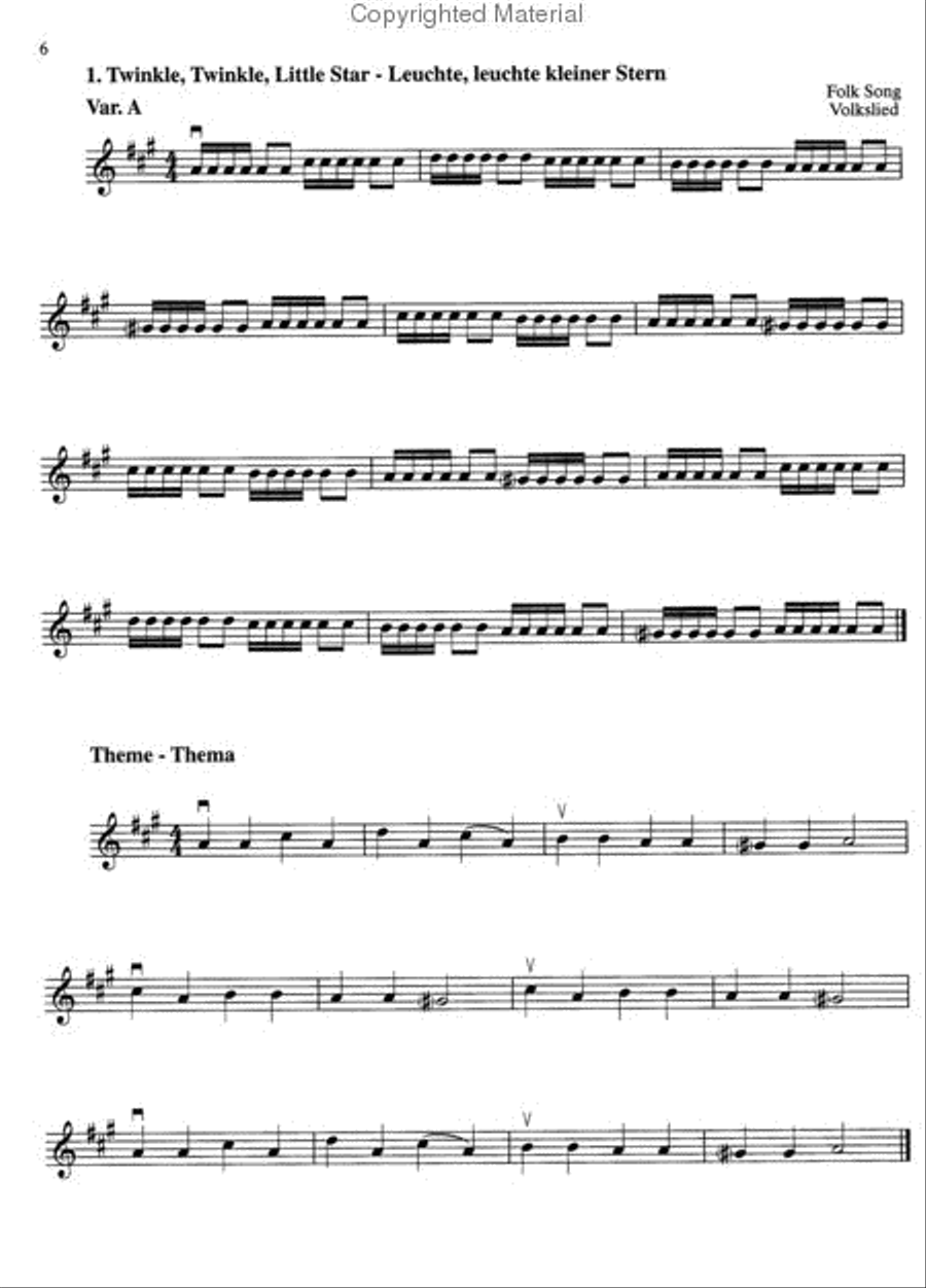 My Trio Book (Mein Trio-Buch) (Suzuki Violin Volumes 1-2 arranged for three violins) Small Ensemble scores gallery preview page 3