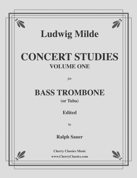 Concert Studies for Bass Trombone or Tuba Volume 1