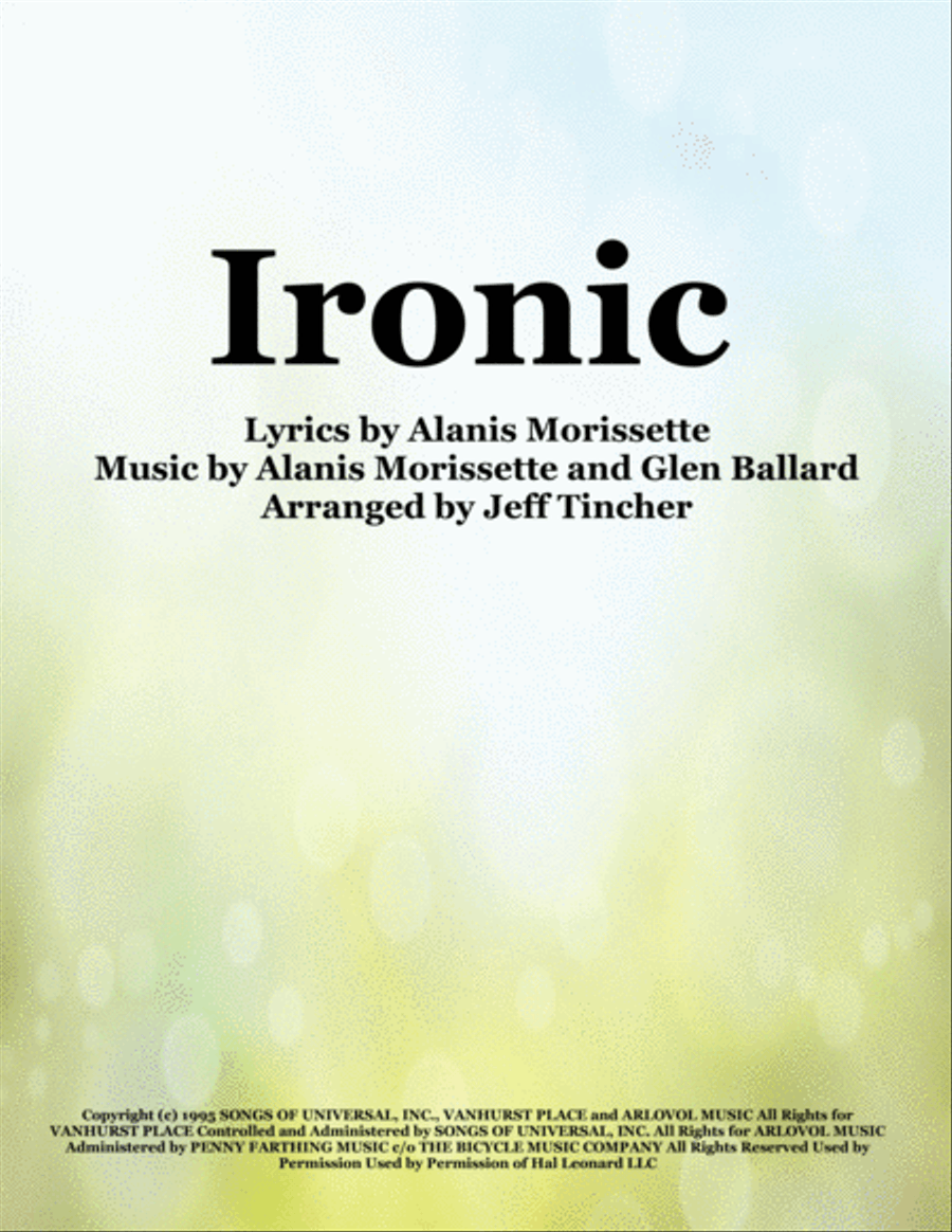 Ironic Ironic Voice scores gallery preview page 1