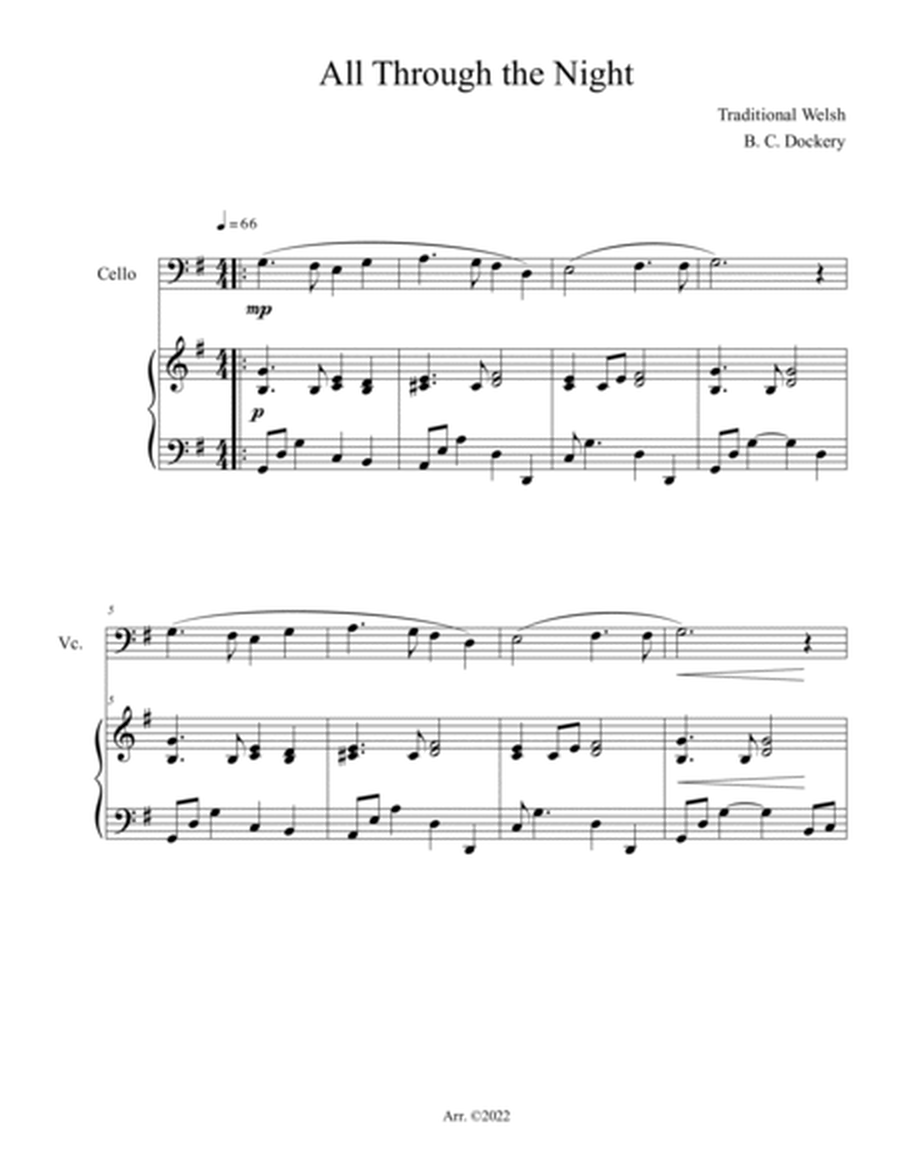 10 Christmas Solos for Cello with Piano Accompaniment (Vol. 5) image number null