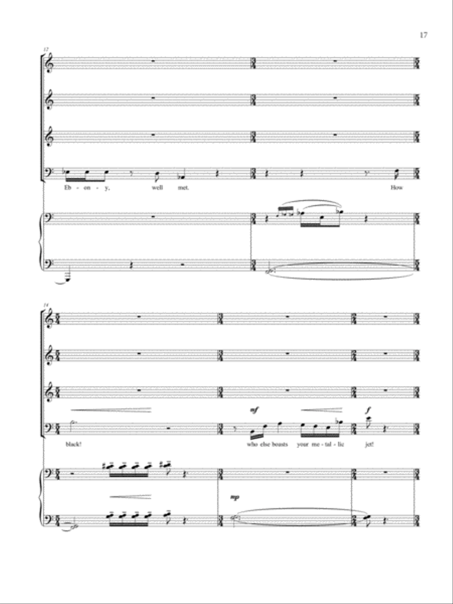 The Fox and the Crow from Fables for a Prince Tenor Voice scores gallery preview page 5