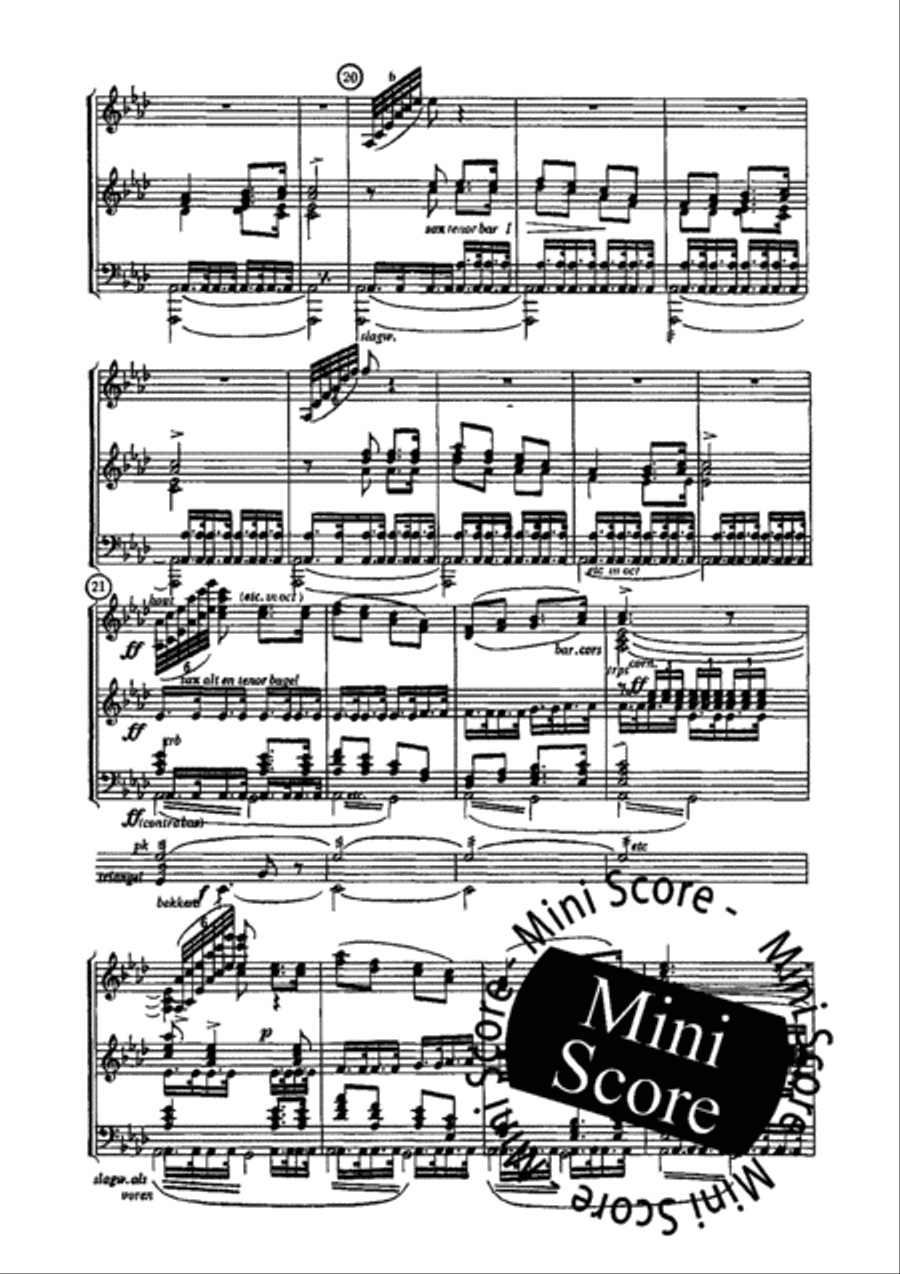 Ballade en Alla Marcia Ballade en Alla Marcia Concert Band scores gallery preview page 16