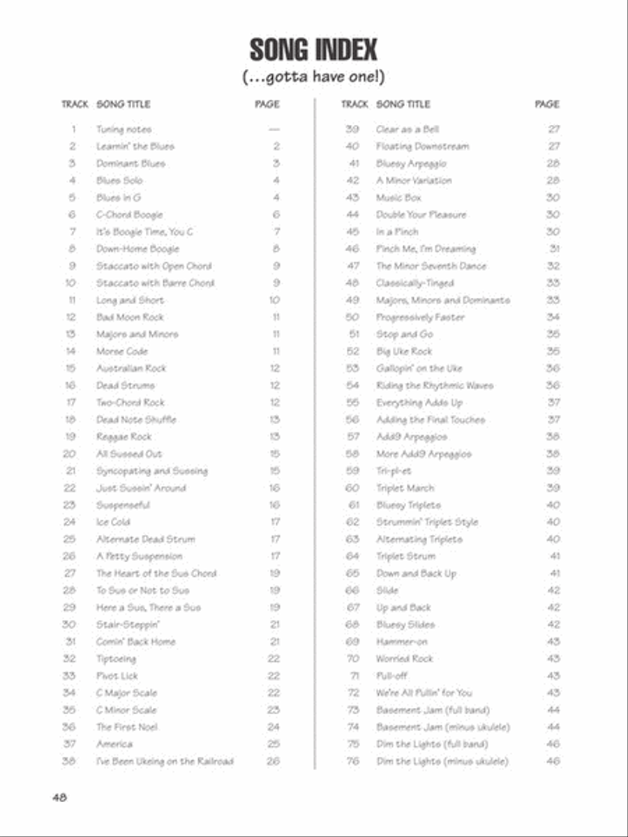 FastTrack Ukulele Method - Book 2 Guitar Tablature scores gallery preview page 5