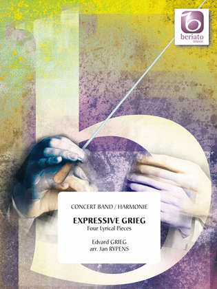 Expressive Grieg - 4 Lyric Pipieces Concert Band Score & Parts Gr 3