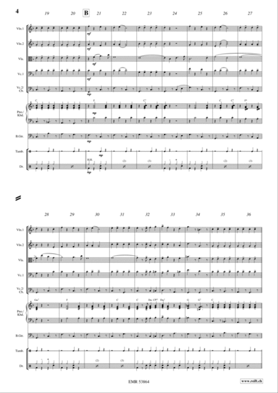 Schonfeld Marsch Bass Guitar scores gallery preview page 3