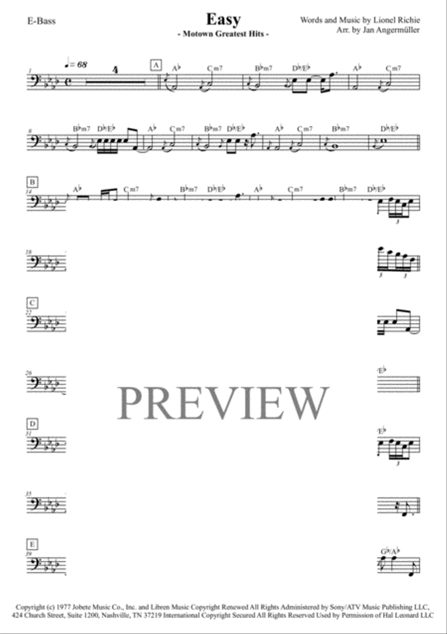 Easy Jazz Ensemble scores gallery preview page 1