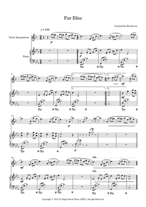 Fur Elise - Ludwig Van Beethoven (Tenor Sax + Piano)