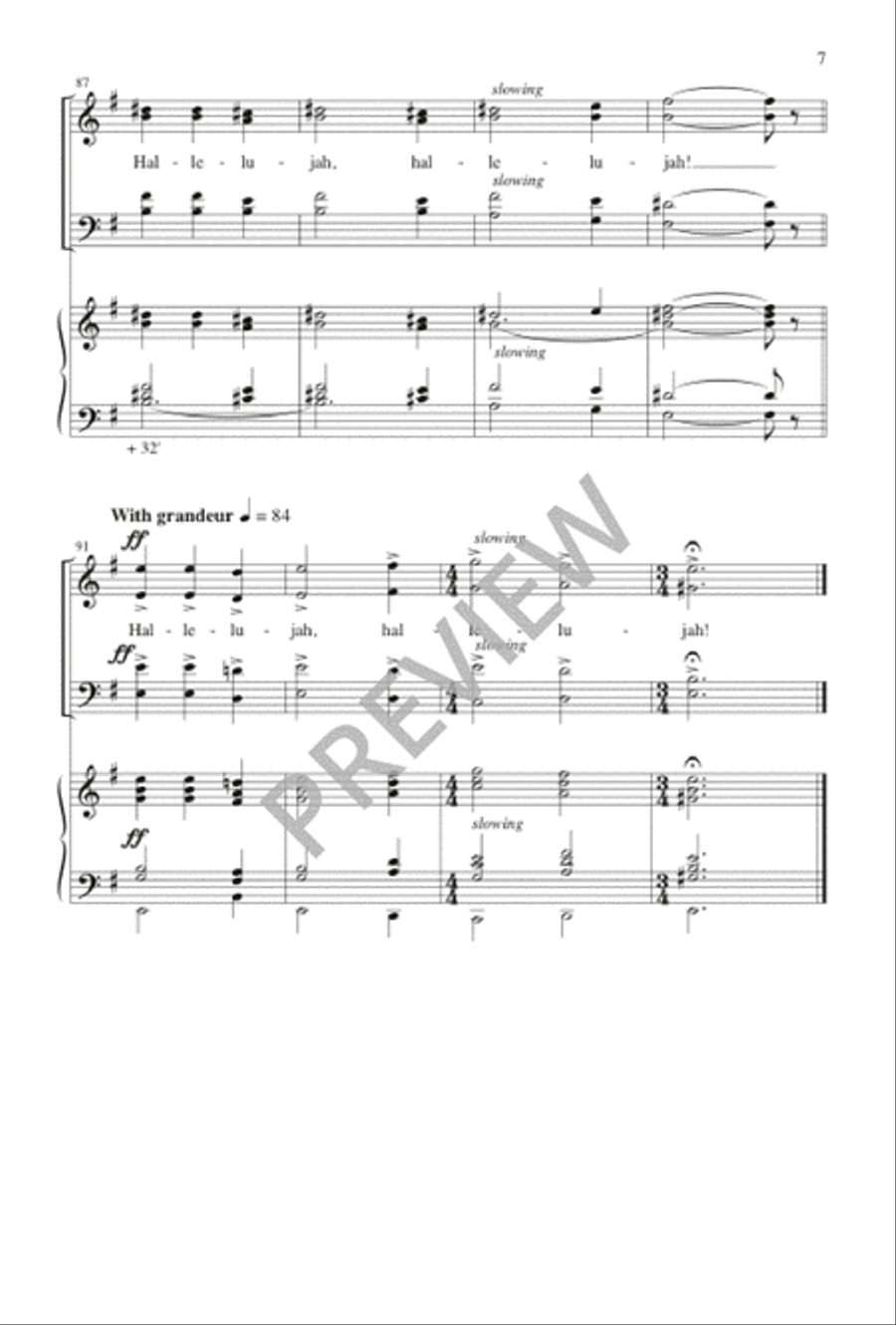 A Babe Is Born in Bethlehem 4-Part scores gallery preview page 8