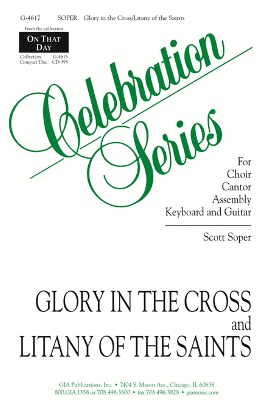 Glory in the Cross / Litany of the Saints 4-Part scores gallery preview page 1