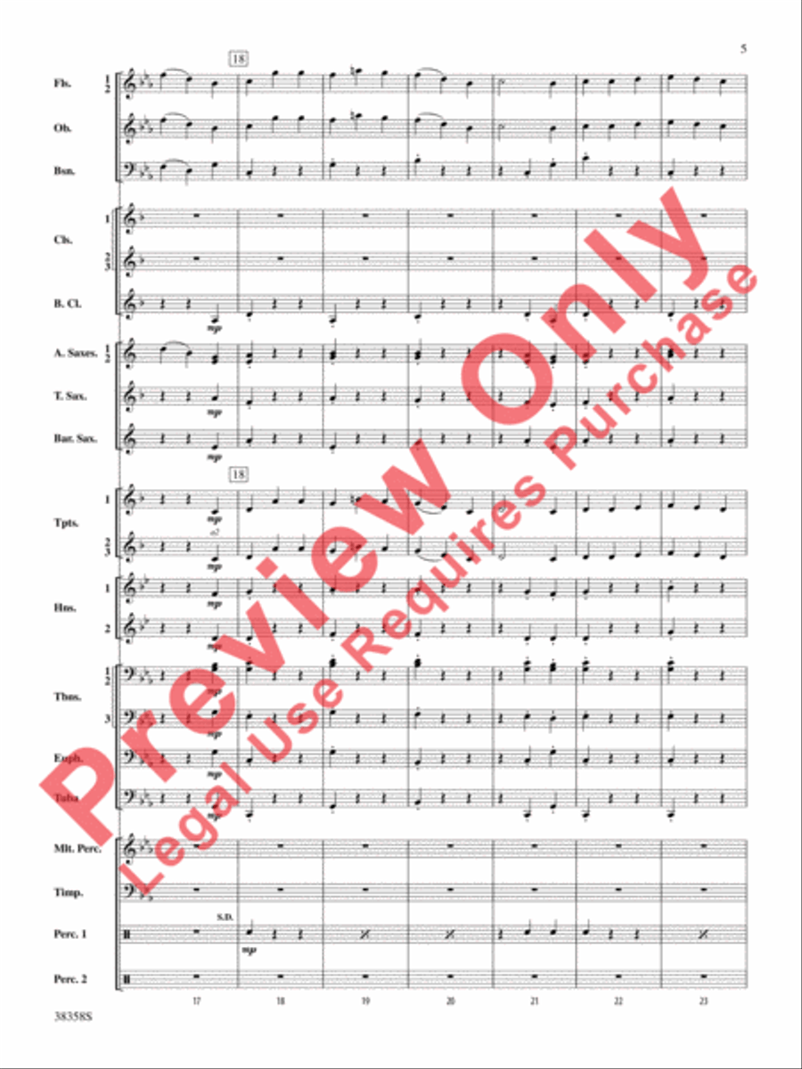 Folksongs from the Eastern Counties Concert Band scores gallery preview page 6