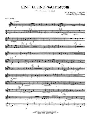 Eine Kleine Nachtmusik, 1st Movement: 1st F Horn
