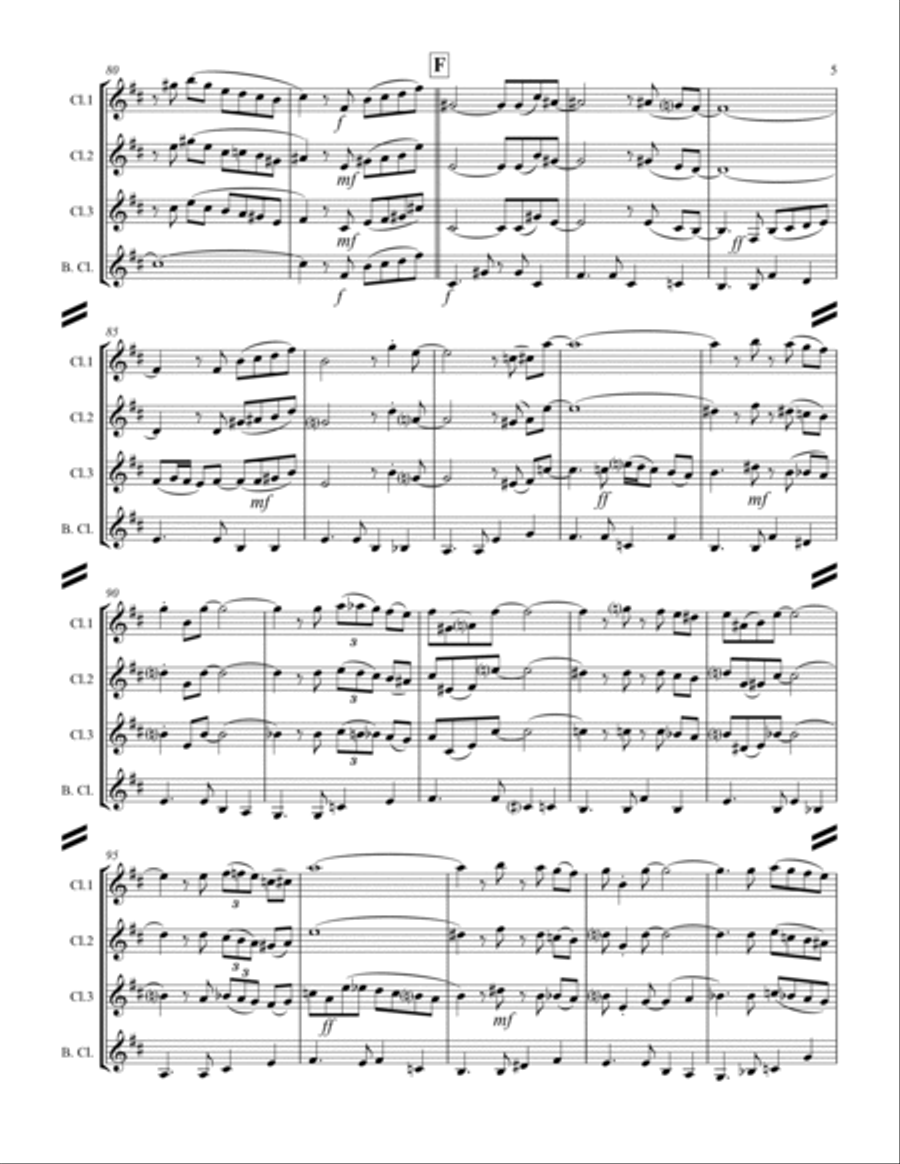 The Shadow Of Your Smile Woodwind Ensemble scores gallery preview page 6