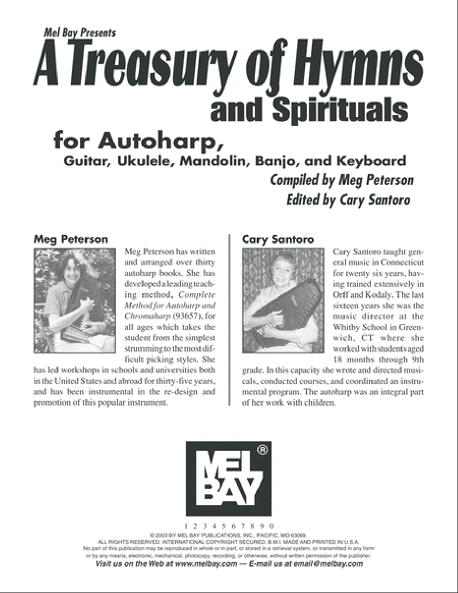 A Treasury of Hymns and Spirituals Piano scores gallery preview page 2