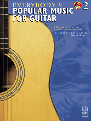 Book cover for Everybody's Popular Music for Guitar, Book 2