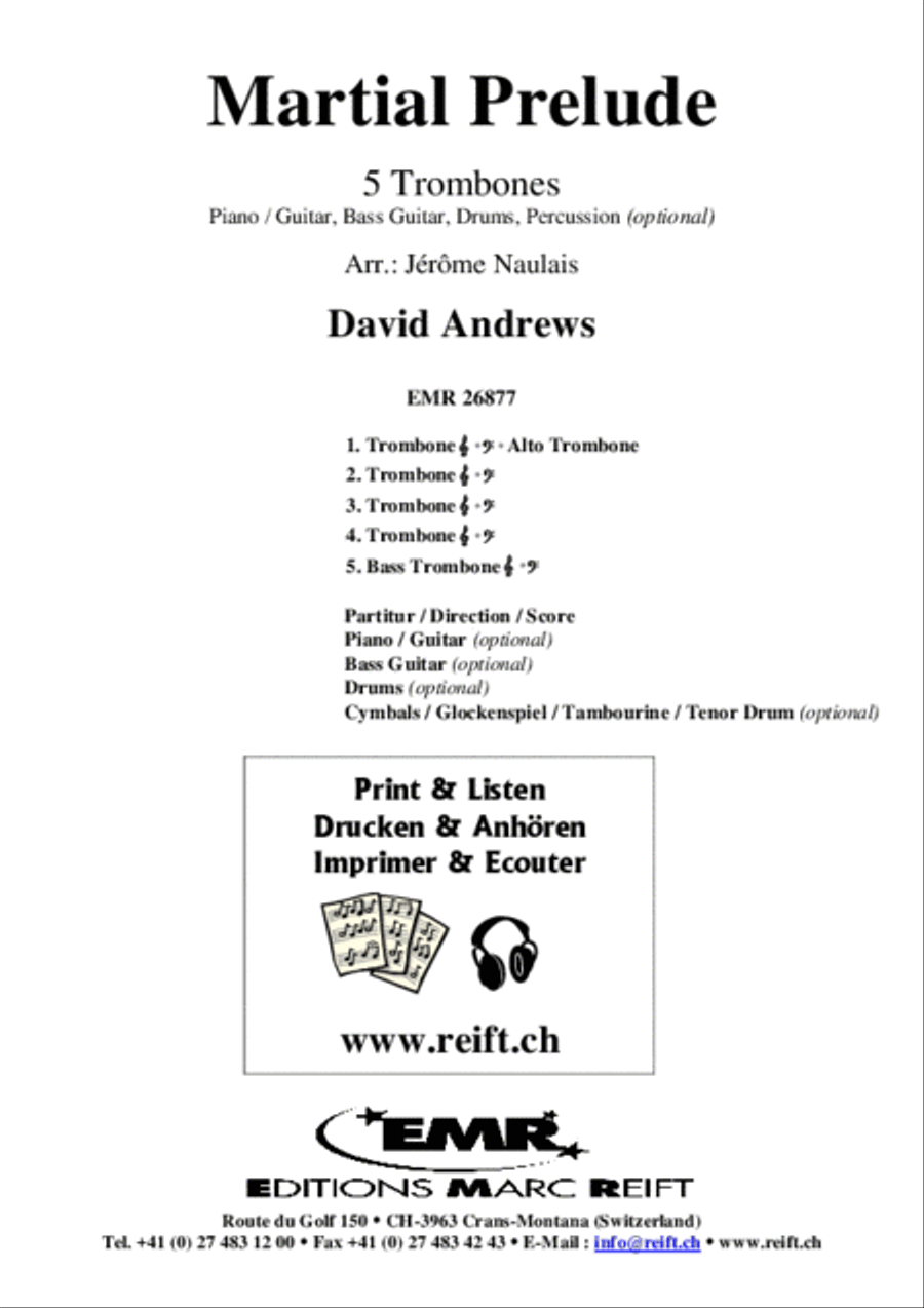 Martial Prelude Martial Prelude Trombone scores gallery preview page 2