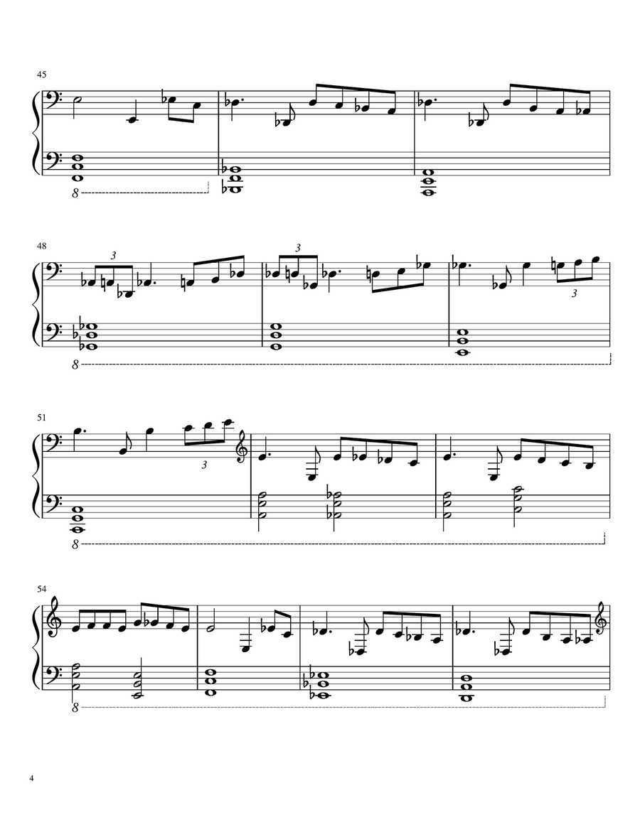 Mina/dracula (original Extended Version) Piano Solo scores gallery preview page 2