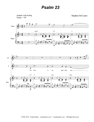 Psalm 23 (2-part choir - (TB)