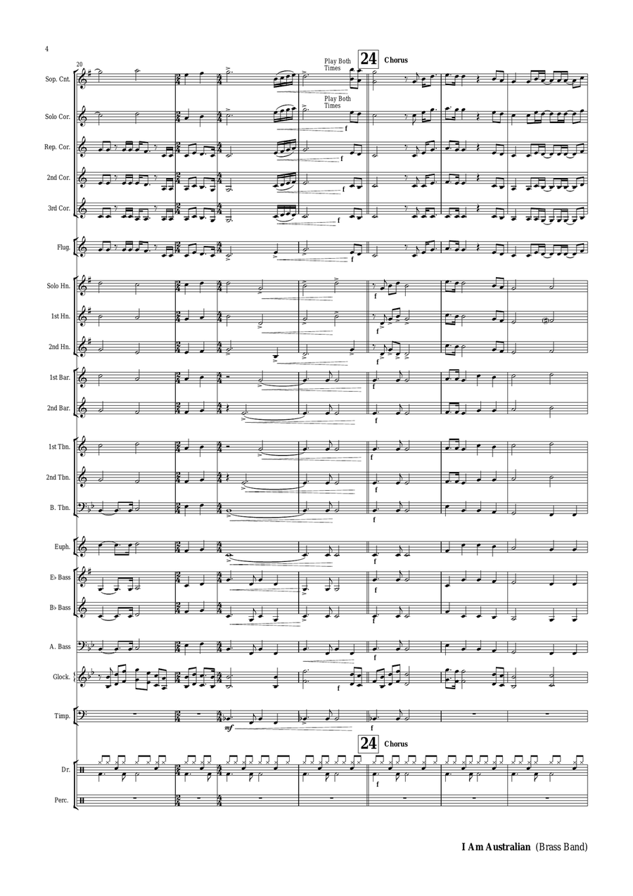 I Am Australian Brass Ensemble scores gallery preview page 5