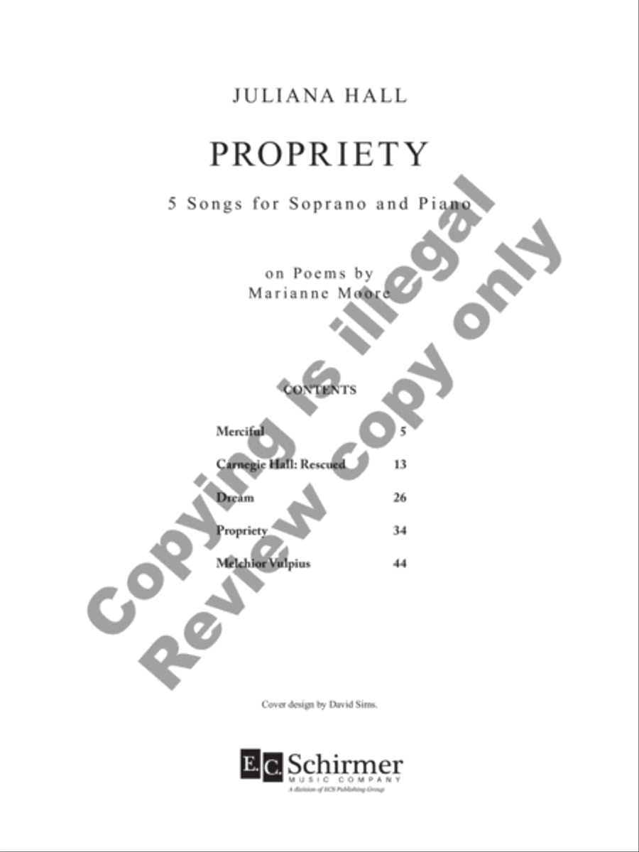 Propriety Soprano Voice scores gallery preview page 3
