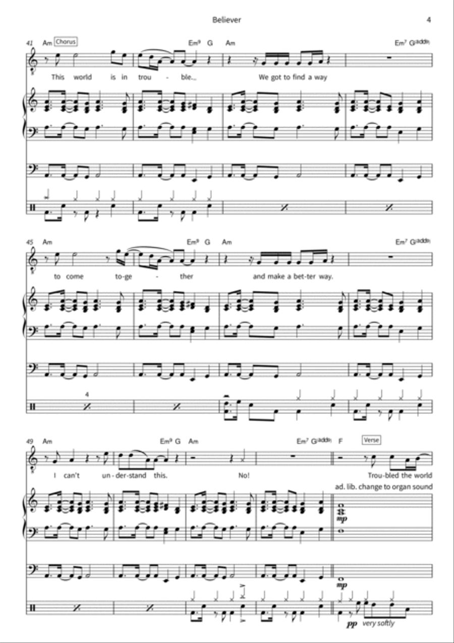 Believer Score scores gallery preview page 6