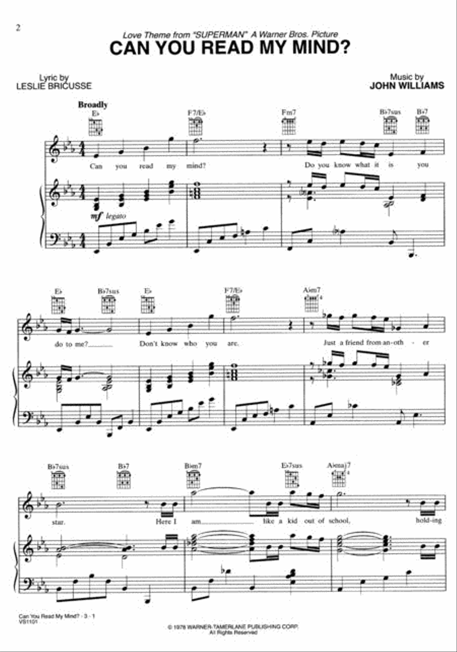Can You Read My Mind Small Ensemble scores gallery preview page 2