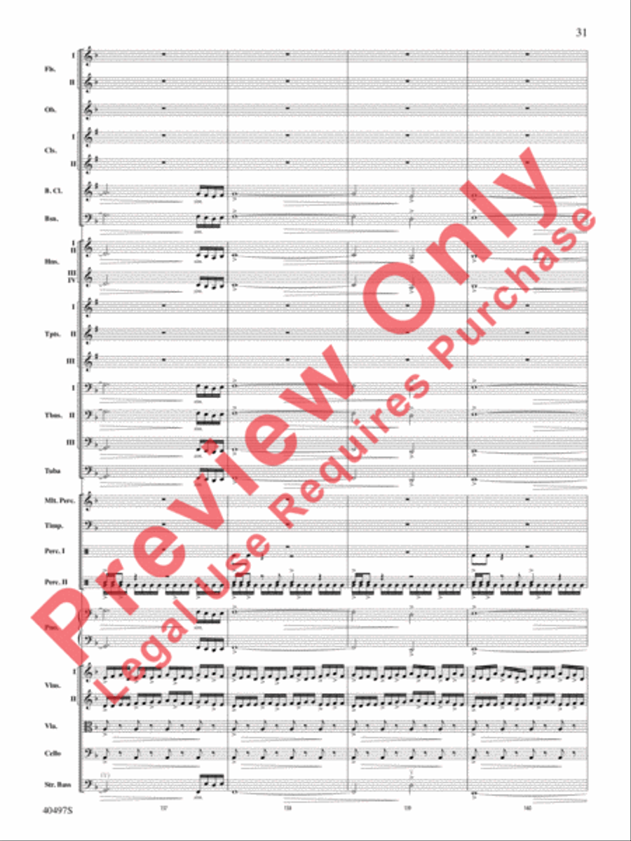 Batman: The Dark Knight Rises Full Orchestra scores gallery preview page 32