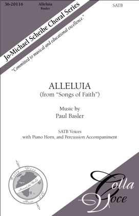 Book cover for Alleluia: from "Songs of Faith"