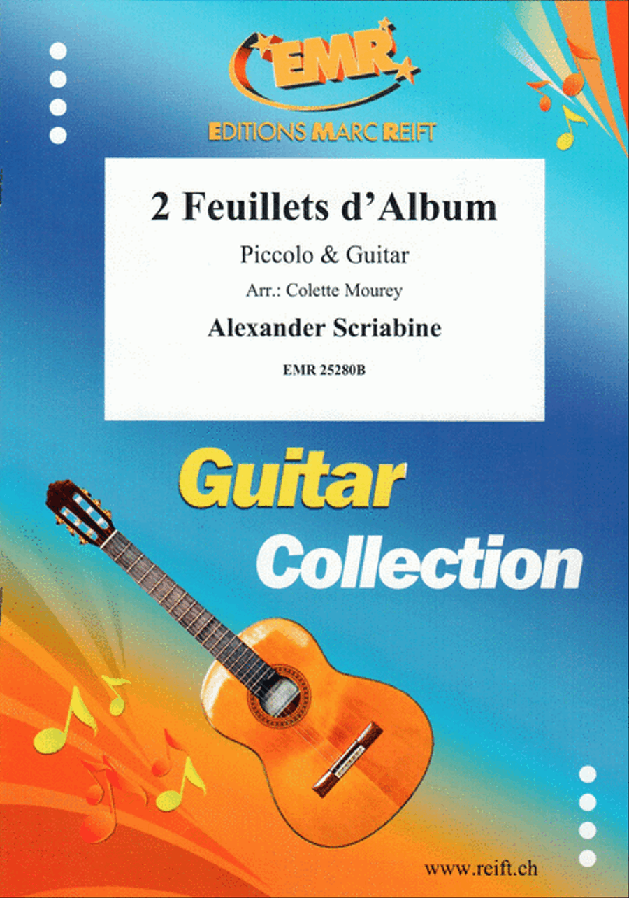 2 Feuillets d'Album 2 Feuillets d'Album Piccolo scores gallery preview page 1