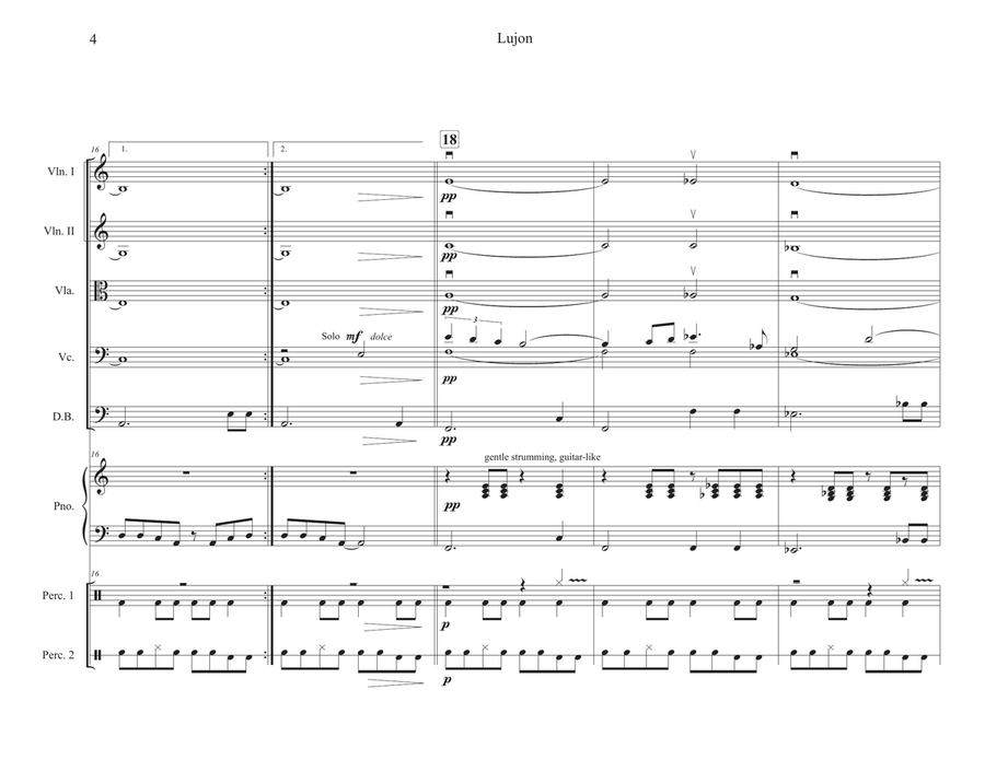 Lujon by Henry Mancini Score and Parts - Digital Sheet Music page 4