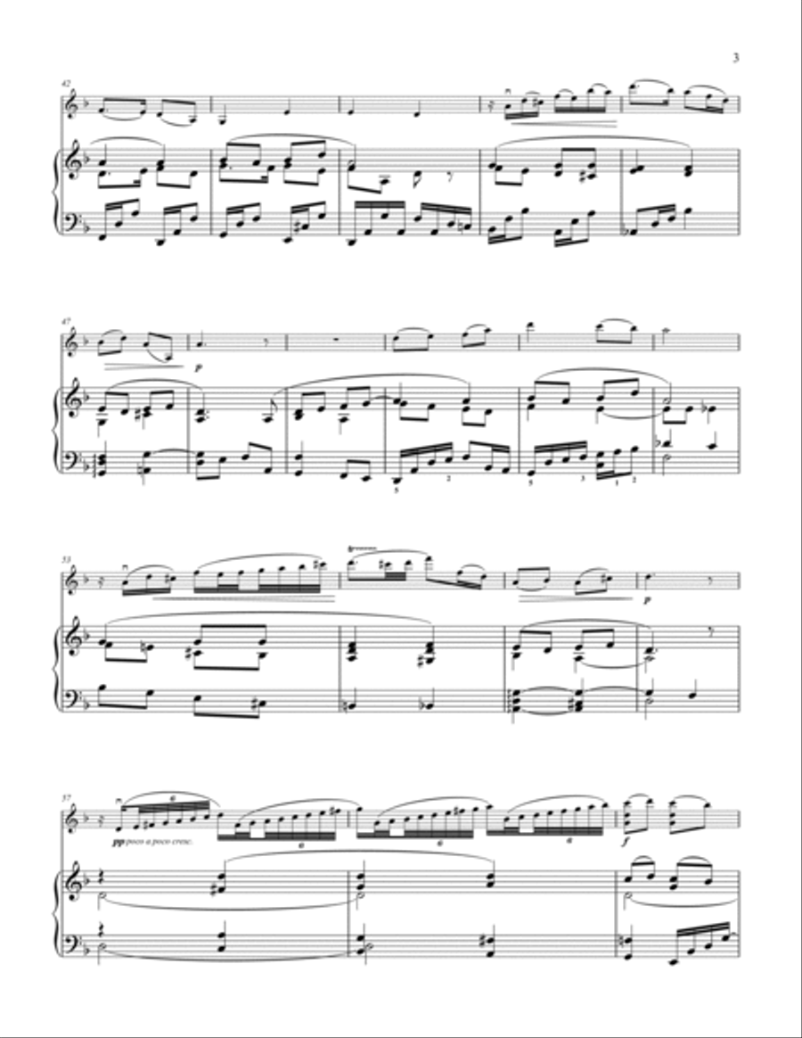 Hatikvah (The Hope) Violin Solo scores gallery preview page 3