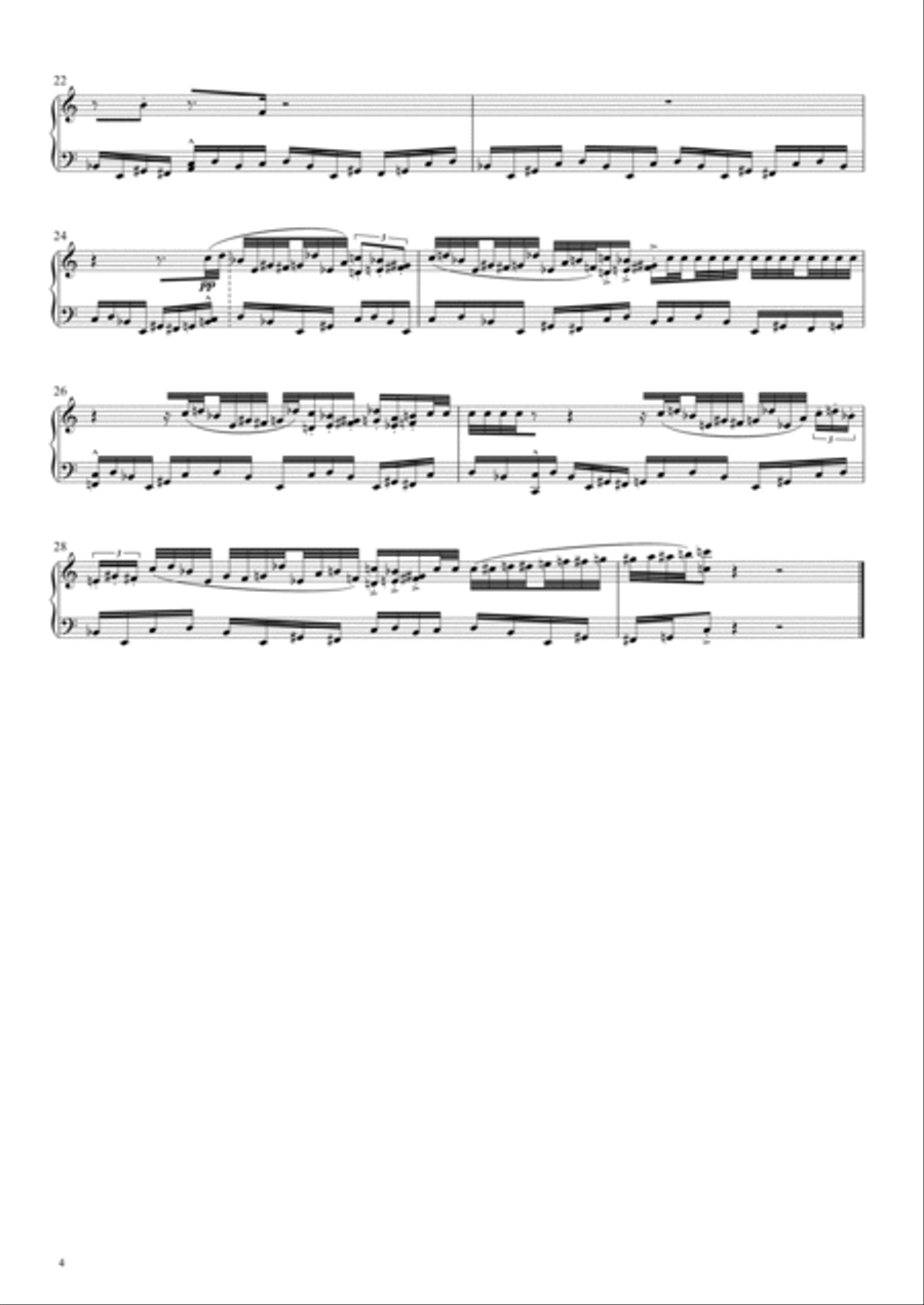 Sympathetic Symmetries Piano Solo scores gallery preview page 6