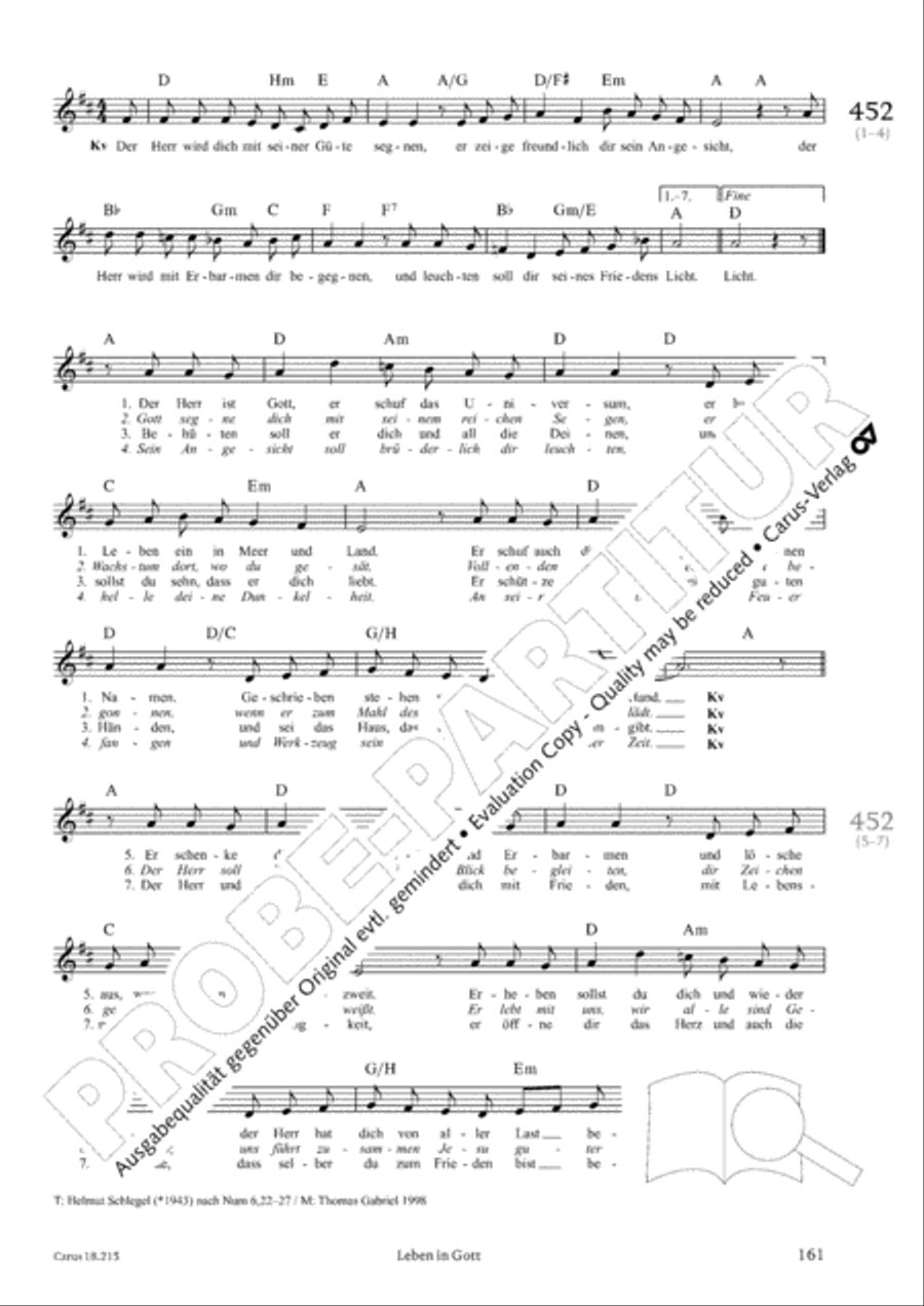 Gitarrenbuch zum Gotteslob Guitar scores gallery preview page 149
