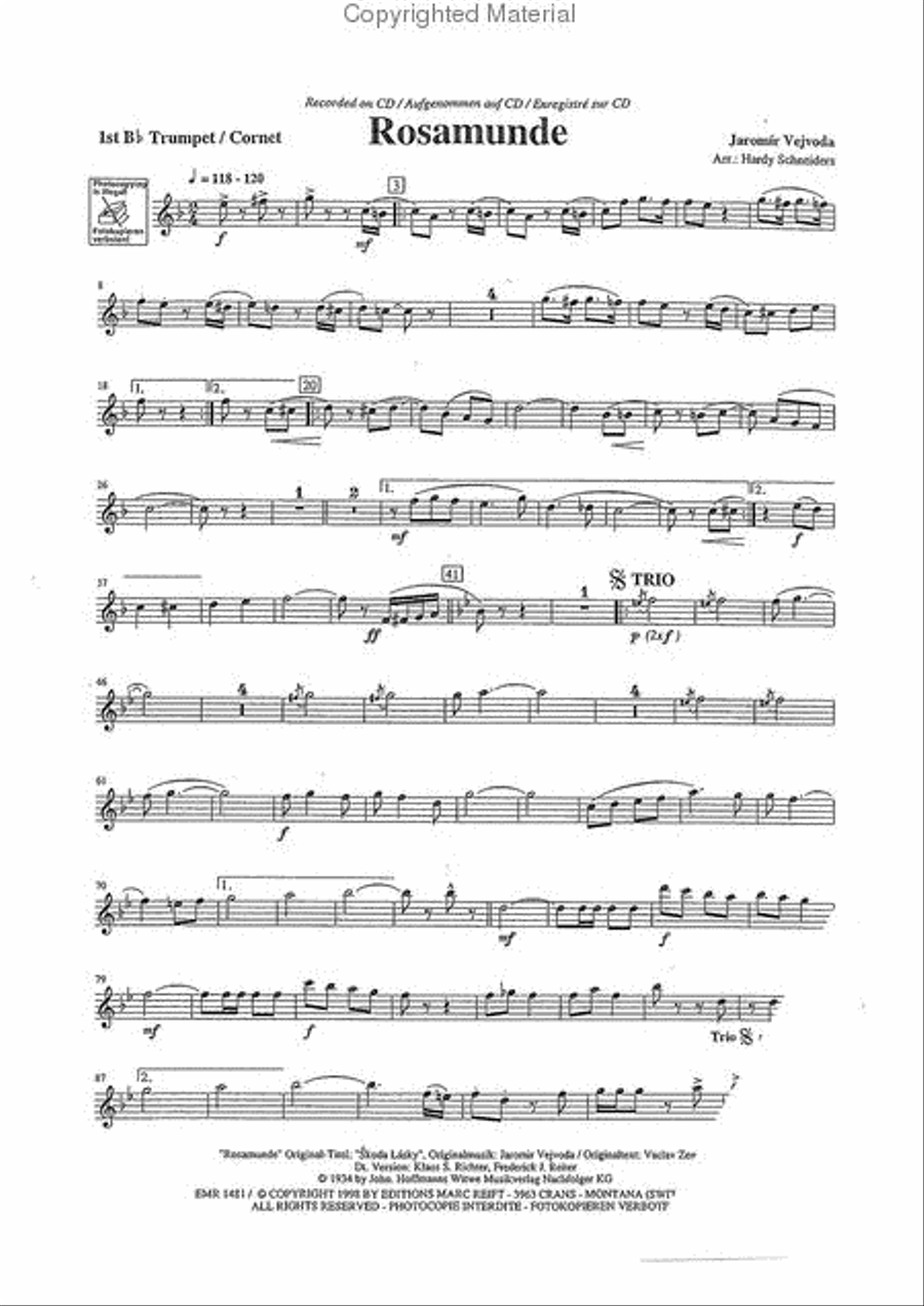 Play The 1st Trumpet With The Marc Reift Orchestra Concert Band scores gallery preview page 3